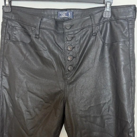 Abercrombie & Fitch High-Rise Super Skinny Ankle Pants Size 33/16s - Picture 8 of 13